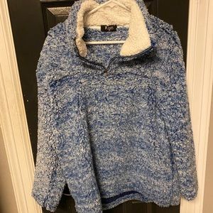 Blue Sherpa Pullover